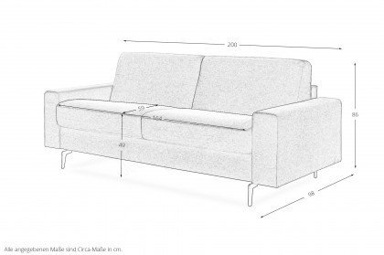 Rebecca von Bali - Schlafsofa grün