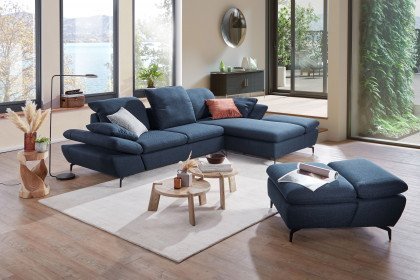 15254 Jazz Plus von Willi Schillig - Ecksofa Ausführung rechts blue