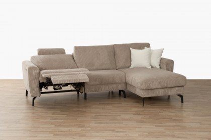 Mayla von Matex - Ecksofa rechts taupe