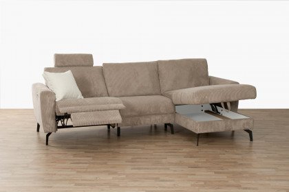 Mayla von Matex - Ecksofa rechts taupe