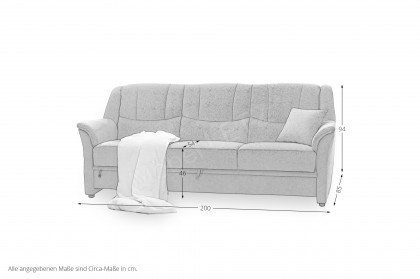 Valletta von Dietsch - Polstertrio cappuccino