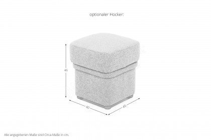 Valletta von Dietsch - Polstertrio cappuccino