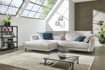 MP-IN23149 von Megapol - Ecksofa Variante links silver