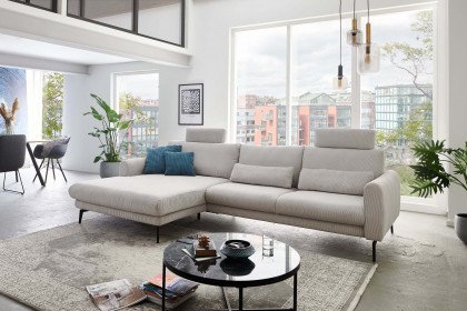 MP-IN23147 von Megapol - Ecksofa Variante links silver