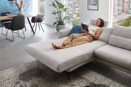 MP-IN23147 von Megapol - Ecksofa Variante links silver