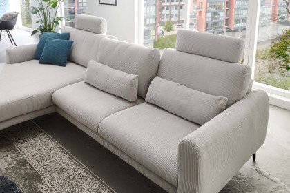 MP-IN23147 von Megapol - Ecksofa Variante links silver