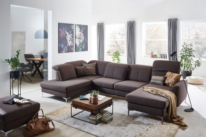 Toronto Lounge von Carina - Wohnlandschaft Variante links brown