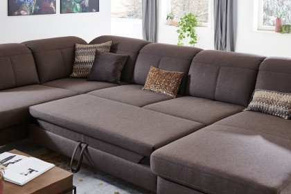 Toronto Lounge von Carina - Wohnlandschaft Variante links brown