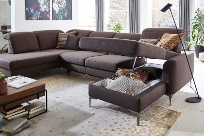 Toronto Lounge von Carina - Wohnlandschaft Variante links brown