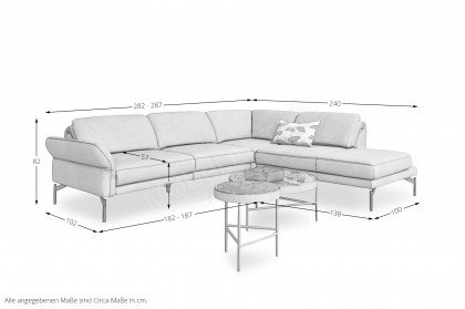 1462 von Himolla - Ecksofa Variante rechts fjord