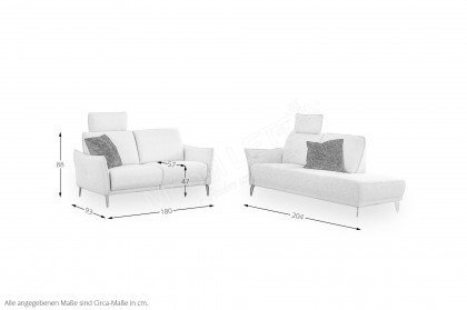 S372 Berlin von Ponsel - Polster-Ensemble weiß