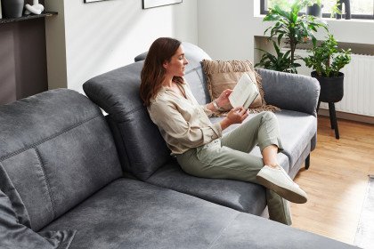 1212 von Carina - Polstersofa Variante links grey