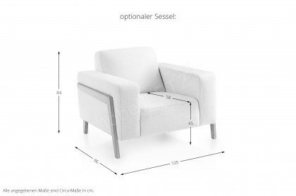 Starr von Exxpo - Eckgarnitur Variante rechts beige