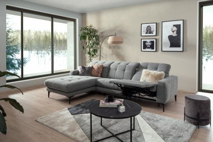 Almere von ADA Mindful Living - Eckgarnitur links blue-grey