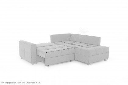 Heidelberg von Job - Ecksofa Ausführung rechts dunkelgrau
