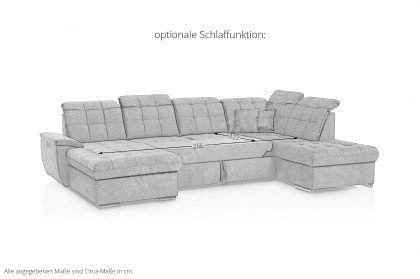 Durango von Exxpo - Wohnlandschaft rechts anthracite