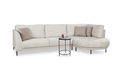 Trosa von Matex - Eckcouch rechts beige-weiß