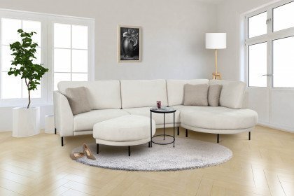 Trosa von Grant Factory - Eckcouch rechts beige-weiß