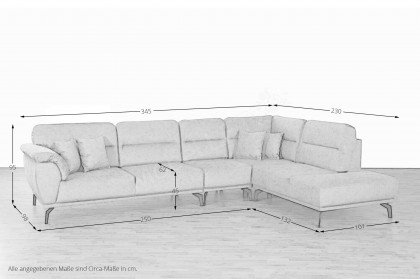 Torre von Matex - Polstergarnitur rechts beige