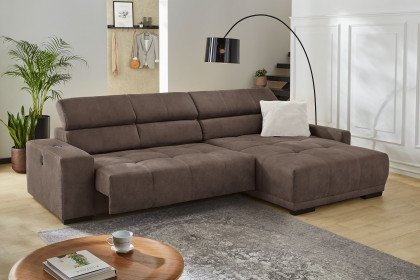 Le Mans von Job - Ecksofa Ausführung rechts dunkelbraun