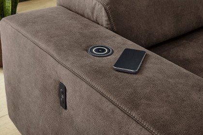 Le Mans von Job - Ecksofa Ausführung rechts dunkelbraun