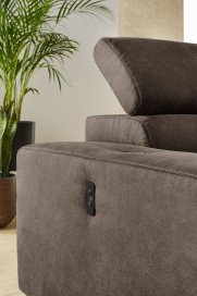 Le Mans von Job - Ecksofa Ausführung rechts dunkelbraun