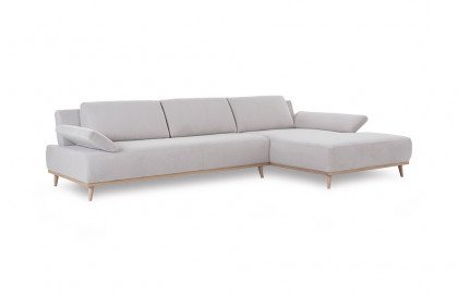 Tivoli-LE25 von ADA Mindful Living - Eckgarnitur rechts grey-white