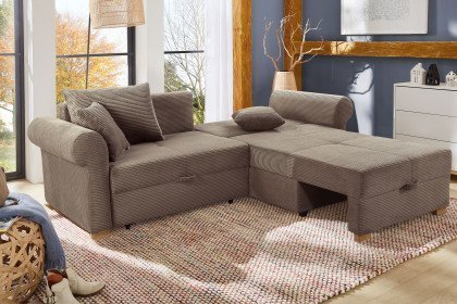 List von Job - Ecksofa Ausführung rechts taupe