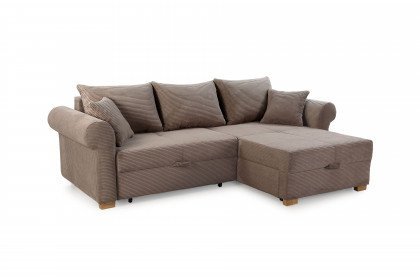 List von Job - Ecksofa Ausführung rechts taupe