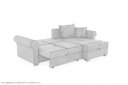 List von Job - Ecksofa Ausführung rechts taupe