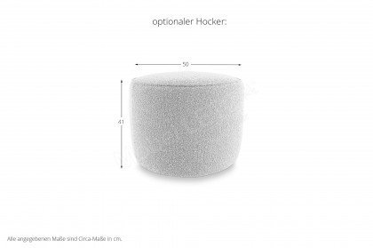 Novara von ADA Mindful Living - Ecksofa links light-grey