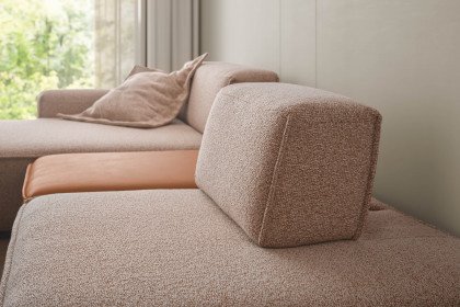 Felisso Grande von Candy - Ecksofa Ausführung links rusty-brandy