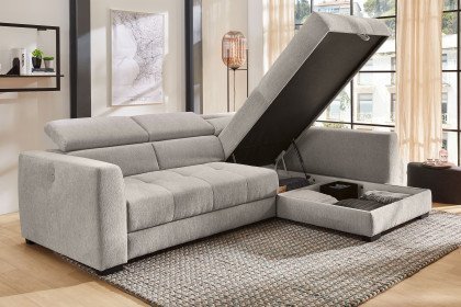 San Marino von Job - Ecksofa Ausführung rechts grau