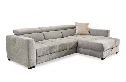 San Marino von Job - Ecksofa Ausführung rechts grau