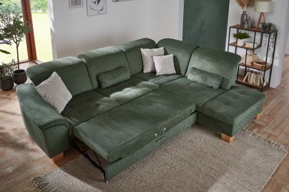 PP-LA23145 von Polipol - Ecksofa rechts moos