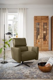 MR 260 von Musterring - Eckgarnitur links moos