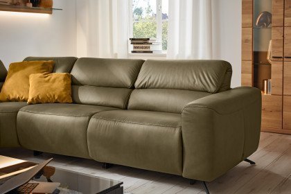 MR 260 von Musterring - Eckgarnitur links moos