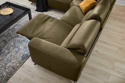 MR 260 von Musterring - Eckgarnitur links moos