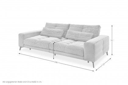 Helmond-LE24 von ED-Lifestyle - Bigsofa stone