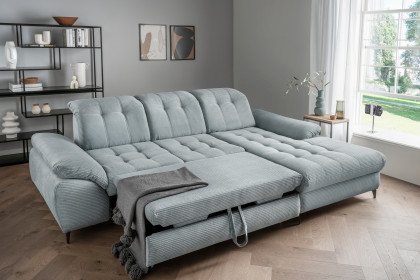 Delphino von Benformato - Ecksofa rechts aqua