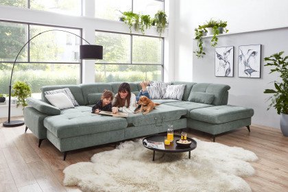 MP-IN24022 von Megapol - Wohnlandschaft Variante rechts steel