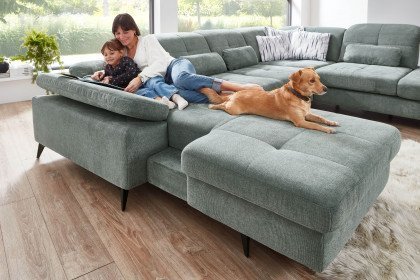 MP-IN24022 von Megapol - Wohnlandschaft Variante rechts steel