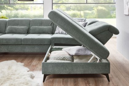 MP-IN24022 von Megapol - Wohnlandschaft Variante rechts steel