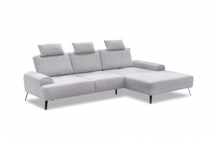 Astoria von Exxpo - Ecksofa rechts grau-melange