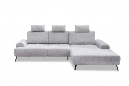 Astoria von Exxpo - Ecksofa rechts grau-melange