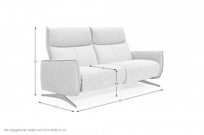 2378 von Hjort Knudsen - 3-Sitzer grey