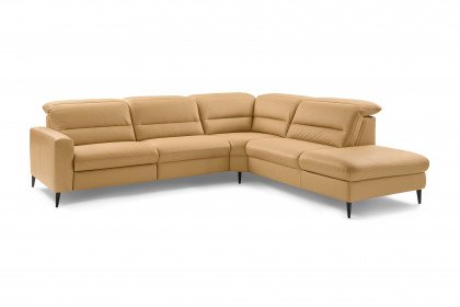 MR 1380 von Musterring - Ledersofa Variante rechts honey