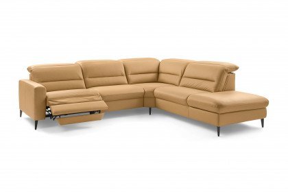MR 1380 von Musterring - Ledersofa Variante rechts honey