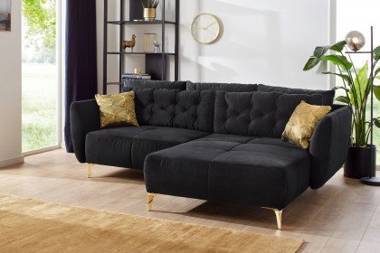 Salome von Job - Ecksofa Variante rechts schwarz