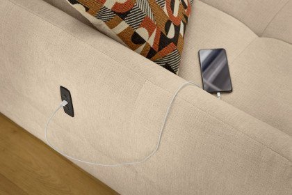 Zoom von Job - Ecksofa Ausführung rechts beige